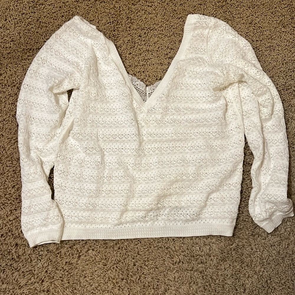Sezane Gretha Jumper Ecru - Size S